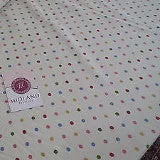 5mm Spot Polka Dots Multi Coloured Dress Craft 100% Cotton Poplin Fabric 45" M21