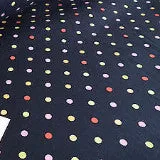 5mm Spot Polka Dots Multi Coloured Dress Craft 100% Cotton Poplin Fabric 45" M21