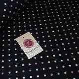 5mm Spot Polka Dots Multi Coloured Dress Craft 100% Cotton Poplin Fabric 45" M21