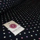 5mm Spot Polka Dots Multi Coloured Dress Craft 100% Cotton Poplin Fabric 45" M21