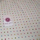 5mm Spot Polka Dots Multi Coloured Dress Craft 100% Cotton Poplin Fabric 45" M21