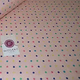 5mm Spot Polka Dots Multi Coloured Dress Craft 100% Cotton Poplin Fabric 45" M21