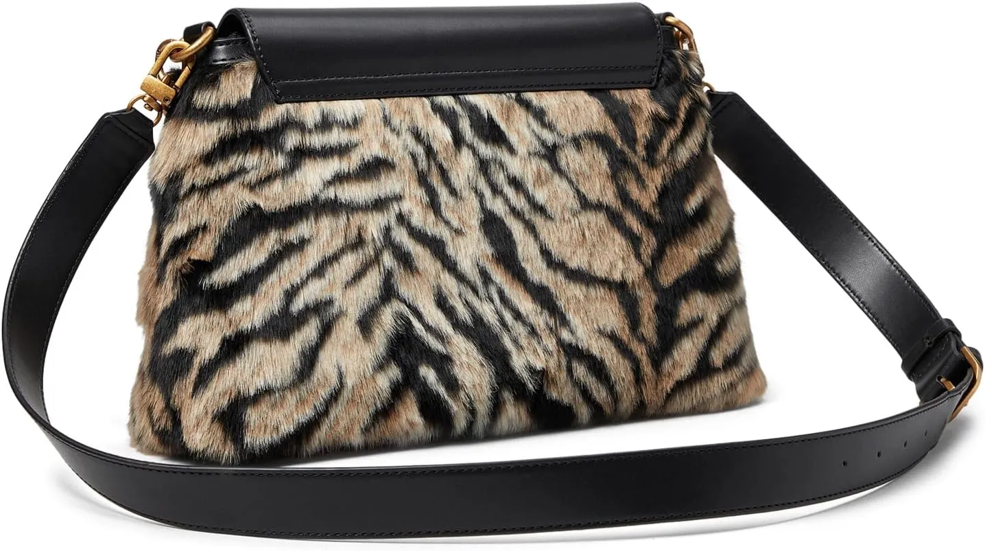 Bergen Crossbody Flap Bag GUESS, Tiger