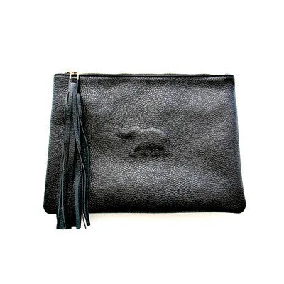 Black Elephant Clutch