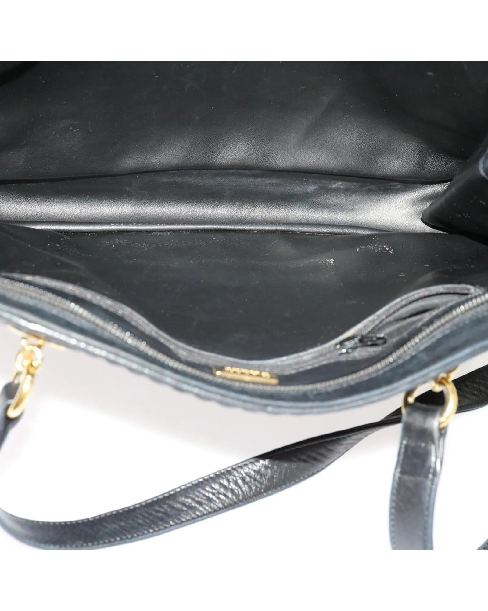 Black Leather Shoulder Bag by BALLY