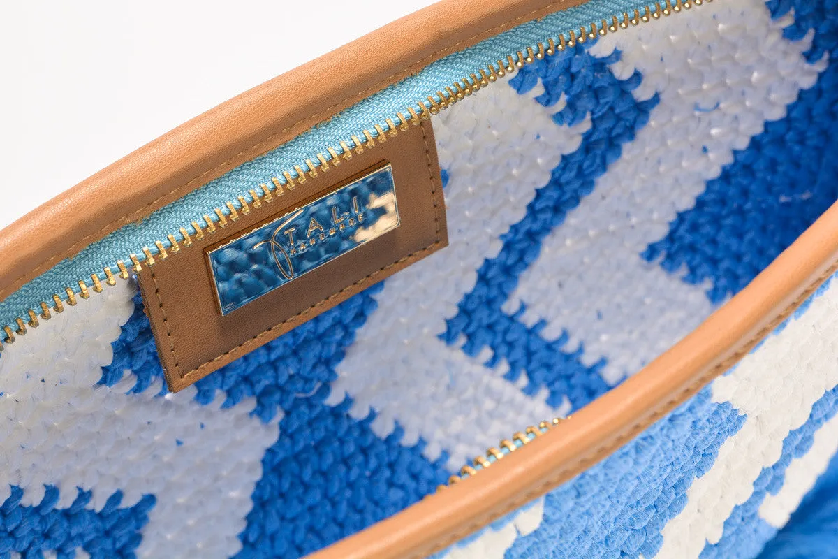 Blue Rosa Clutch