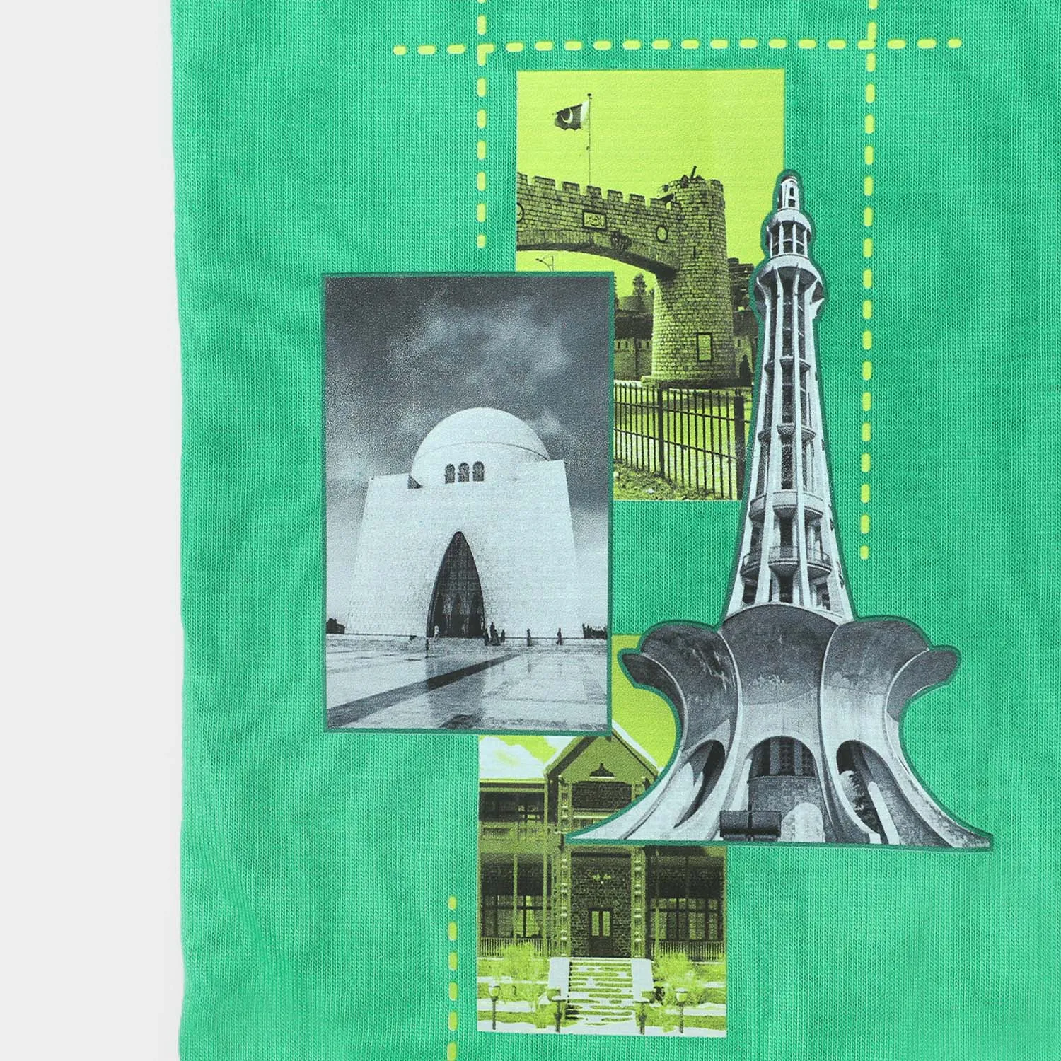 Boys T-Shirt H/S Pakistan -Fern Green