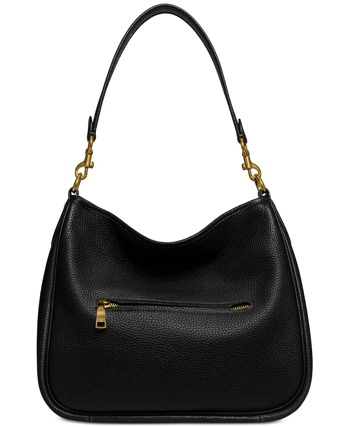 Cary Crossbody Bag in Soft Pebbled Leather with Removable Straps COACH, Black