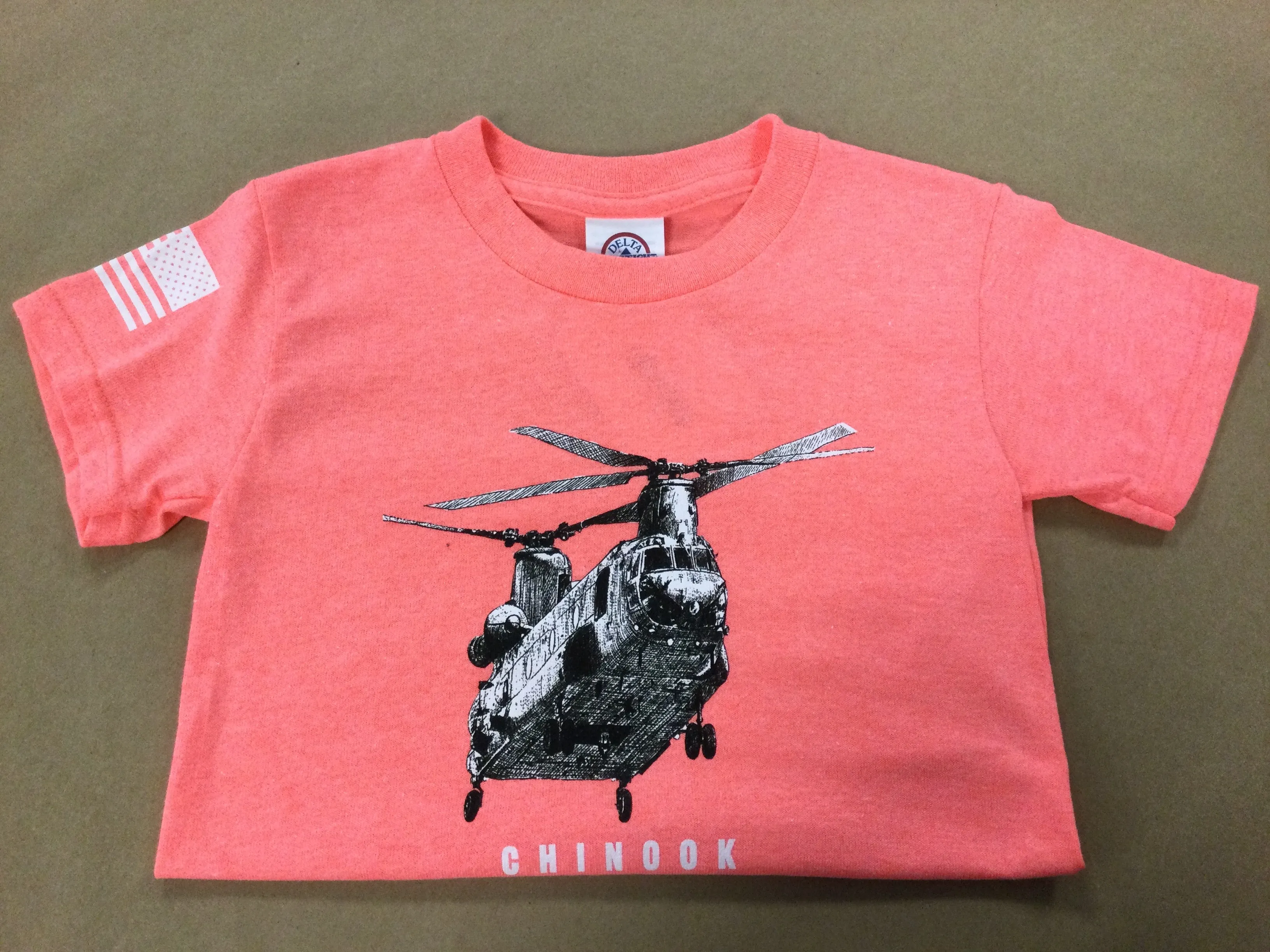 CH-47 Chinook Helicopter Youth Sketch2 T-Shirt