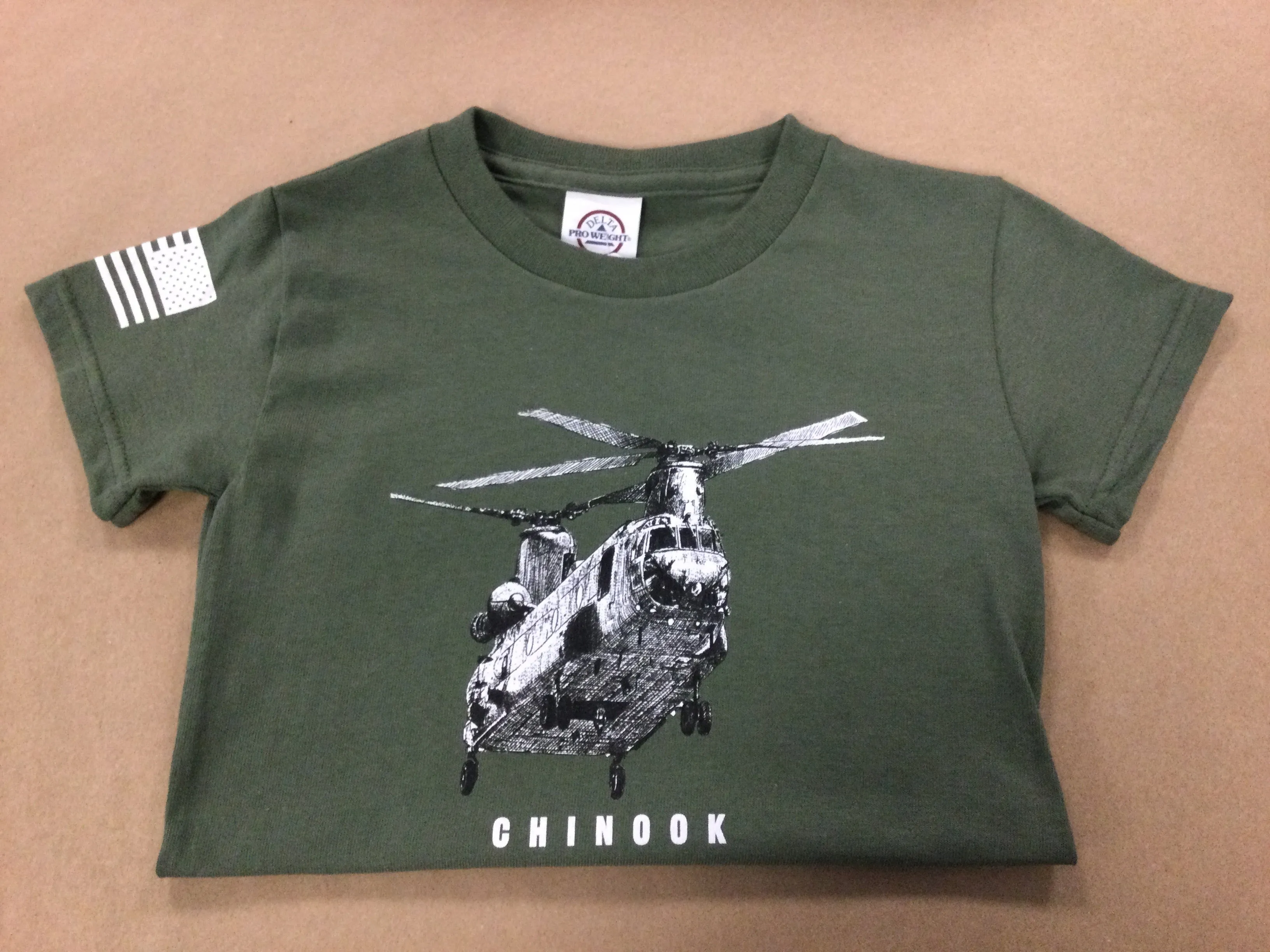 CH-47 Chinook Helicopter Youth Sketch2 T-Shirt