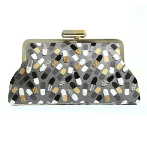 Classic Pop Pill Gold Clutch