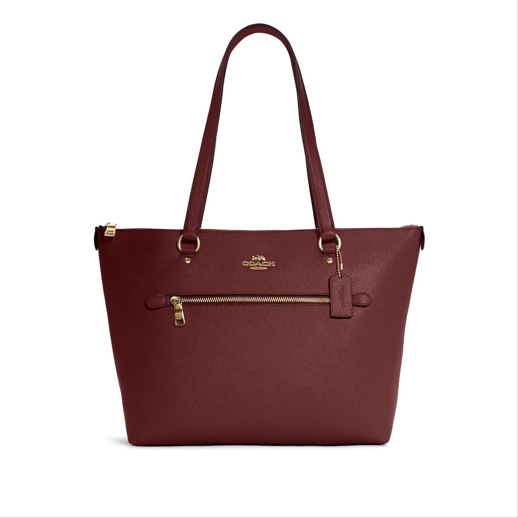 Coach Women's Black Cherry Gallery Tote