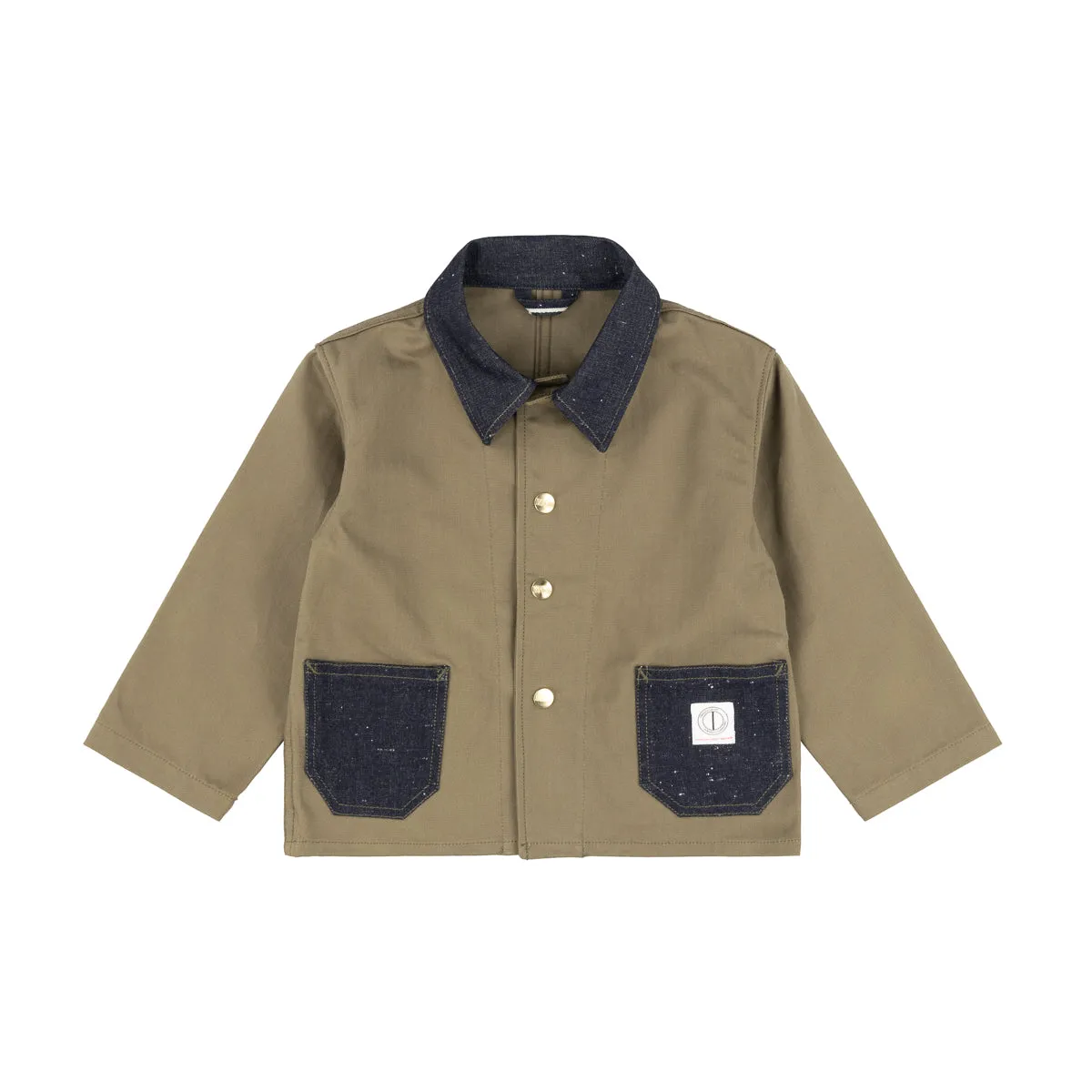 Dawson Denim Junior Deck Jacket Olive HBT