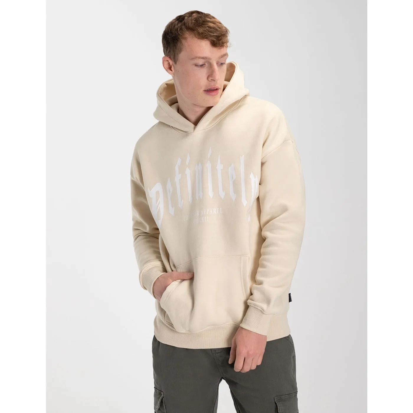 Definitely Cream Oversized Hoodie