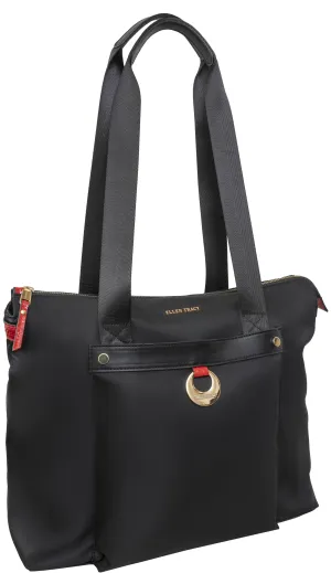 Ellen Tracy Nylon Shoulder Tote