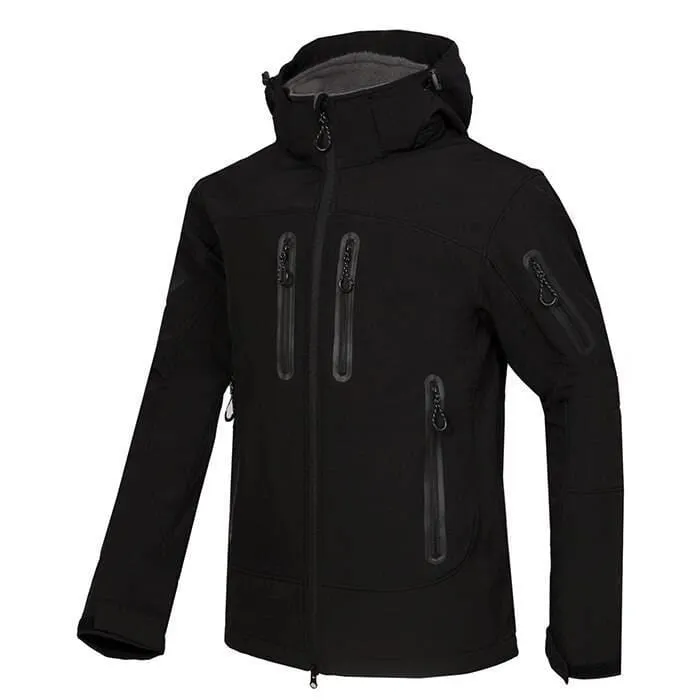 Fleece Thermal Outdoor Hooded Hiking Coat