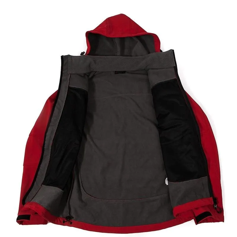 Fleece Thermal Outdoor Hooded Hiking Coat