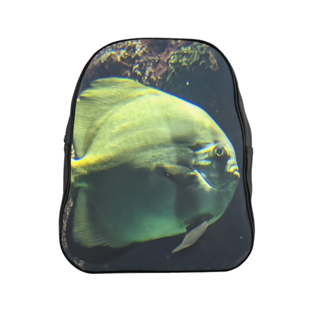 Green Fish School Backpack