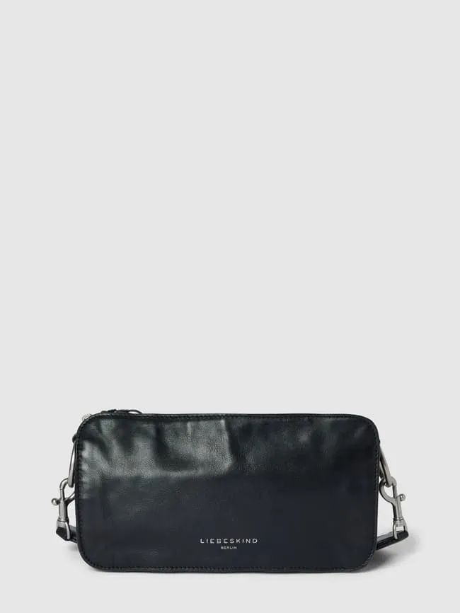 Handbag with label, model "Clarice" LIEBESKIND BERLIN, black