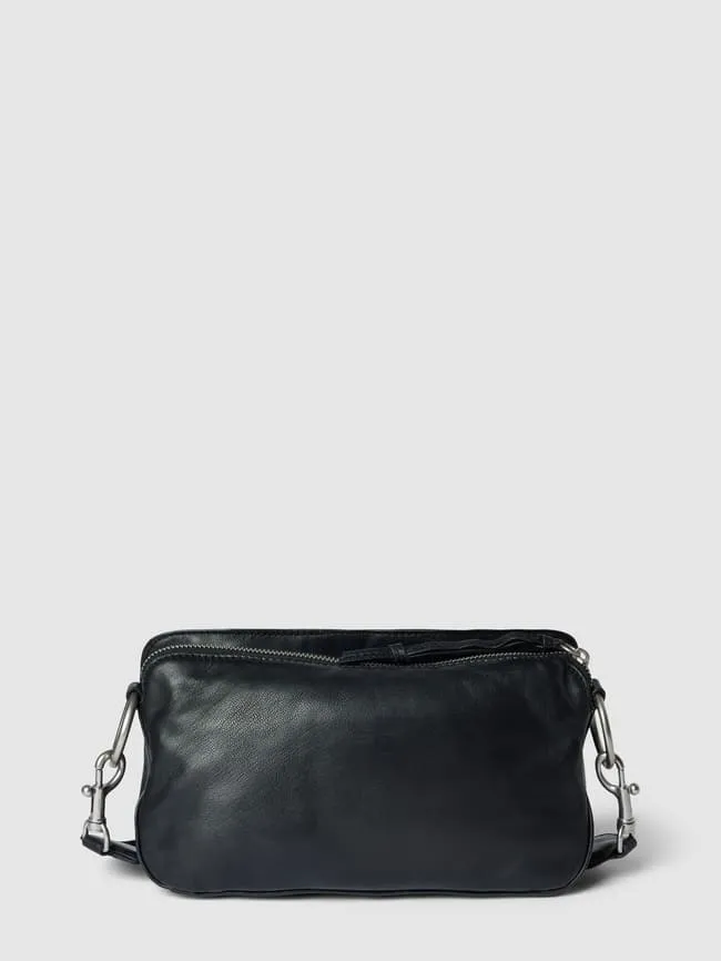 Handbag with label, model "Clarice" LIEBESKIND BERLIN, black