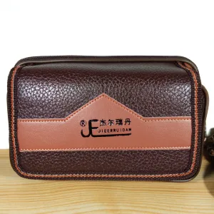 Imitation Leather Double Pull Phone Pockets Middle-aged And Elderly Wear Belt 6.0 Inch Screen