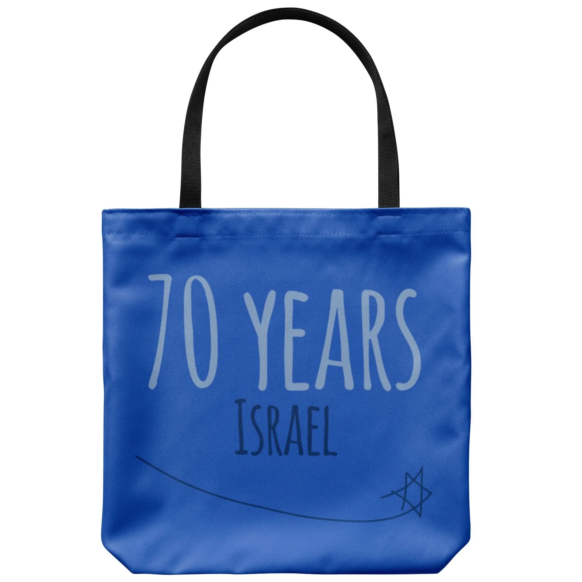 Israel's 70th Birthday Tote Bags