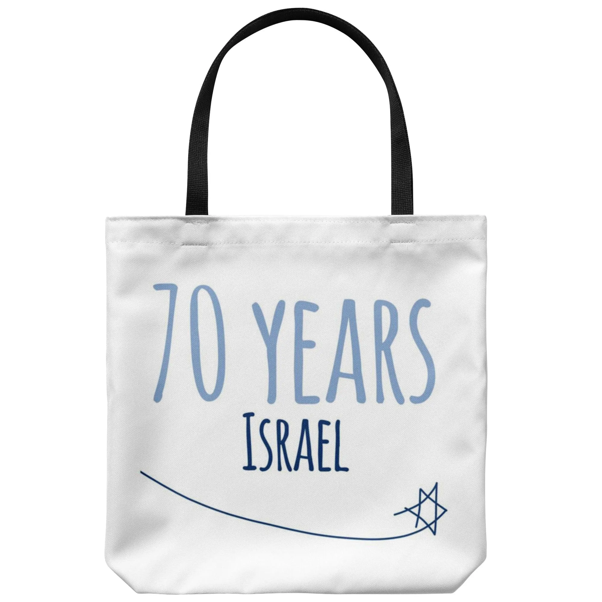 Israel's 70th Birthday Tote Bags