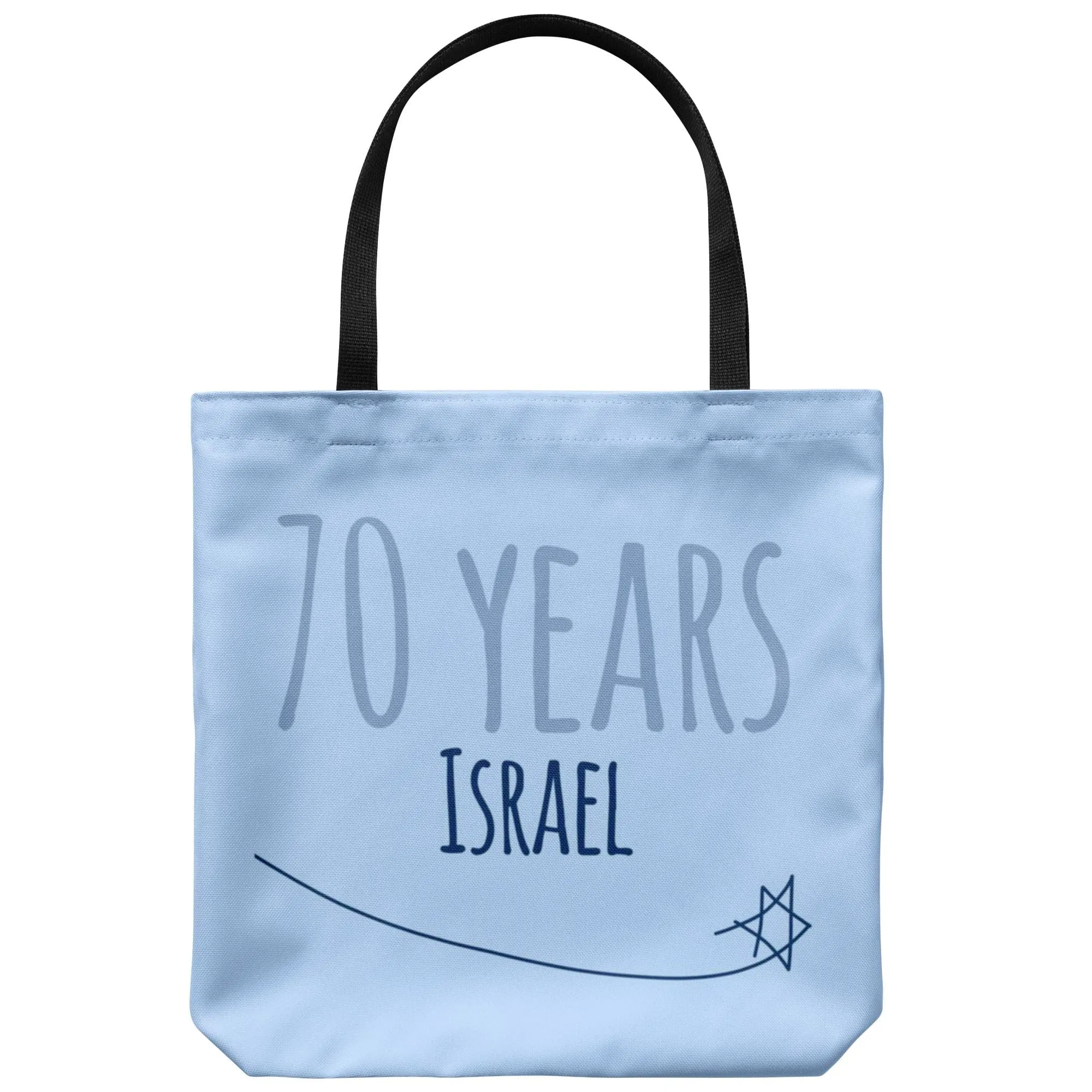 Israel's 70th Birthday Tote Bags