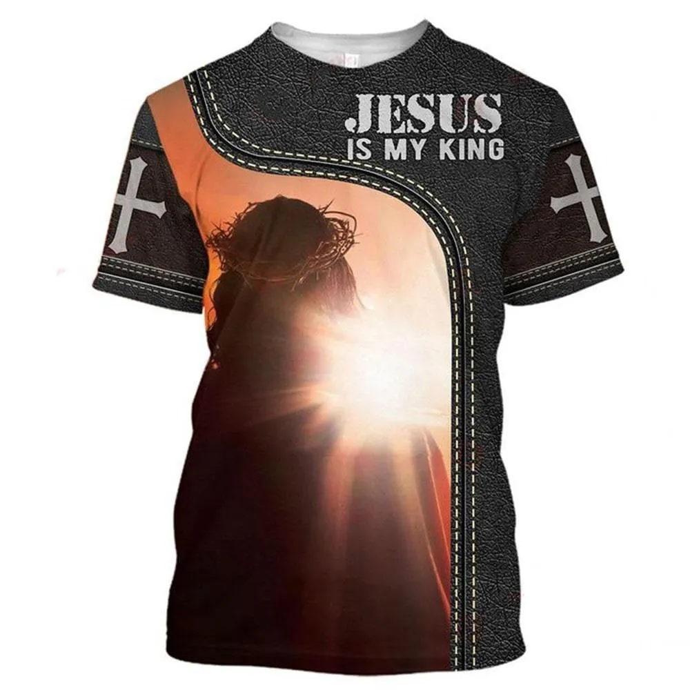 Jesus Is My King Jesus Shirt - Christian 3D Shirt