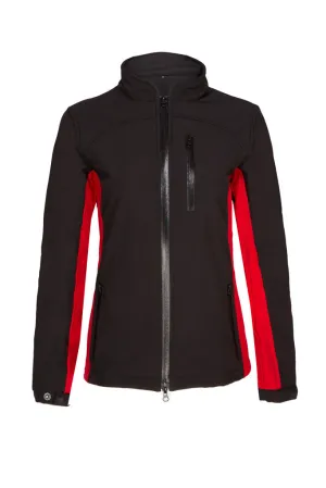 Kids Softshell Jacket - Black and Red