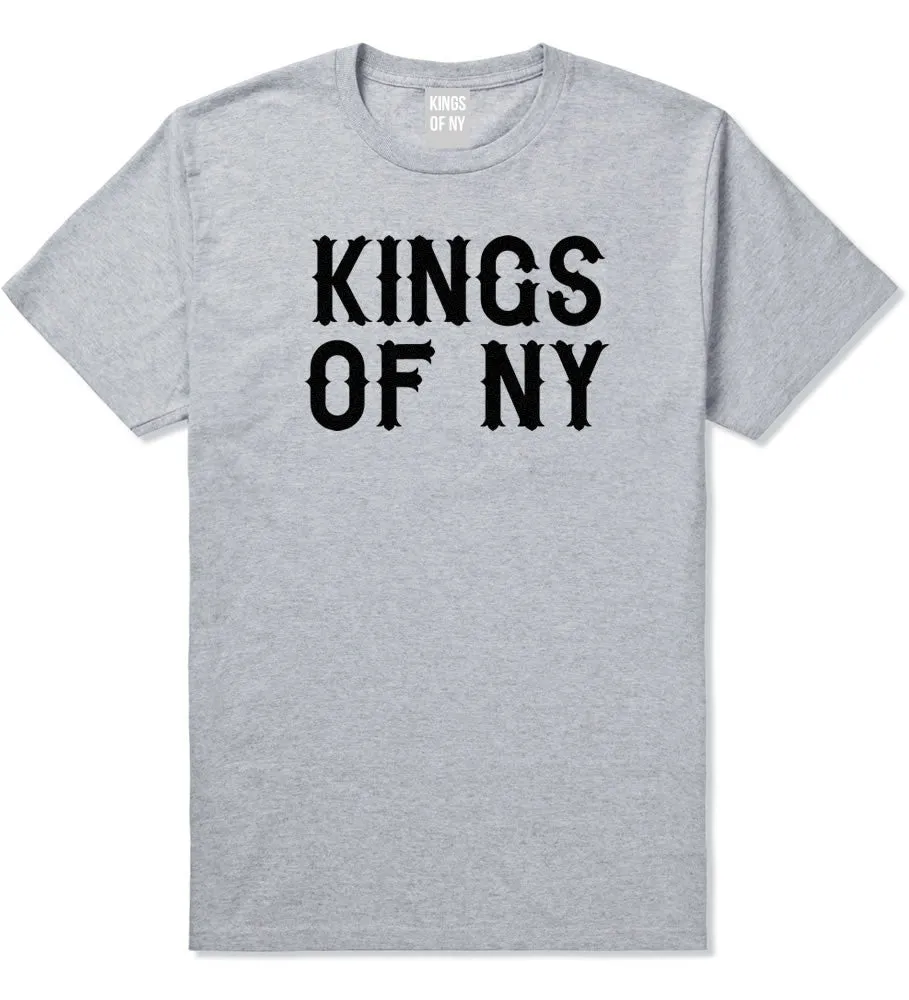 Kings Of NY Retro Font Logo T-Shirt