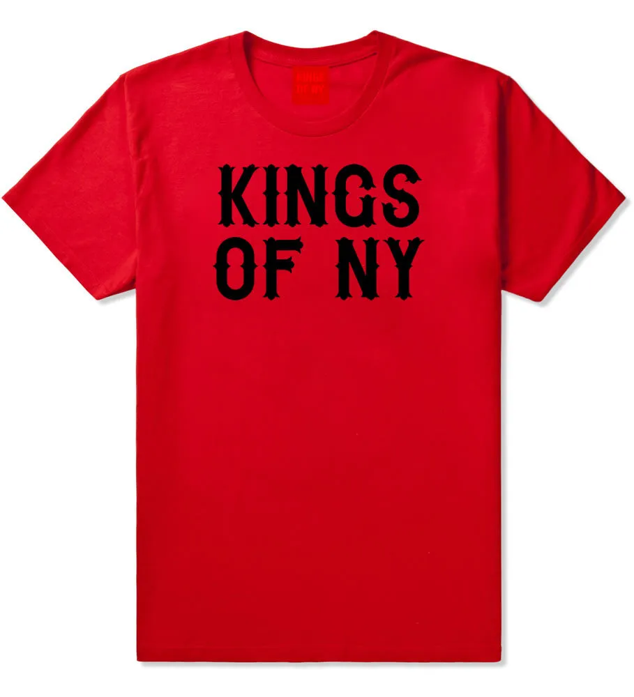 Kings Of NY Retro Font Logo T-Shirt