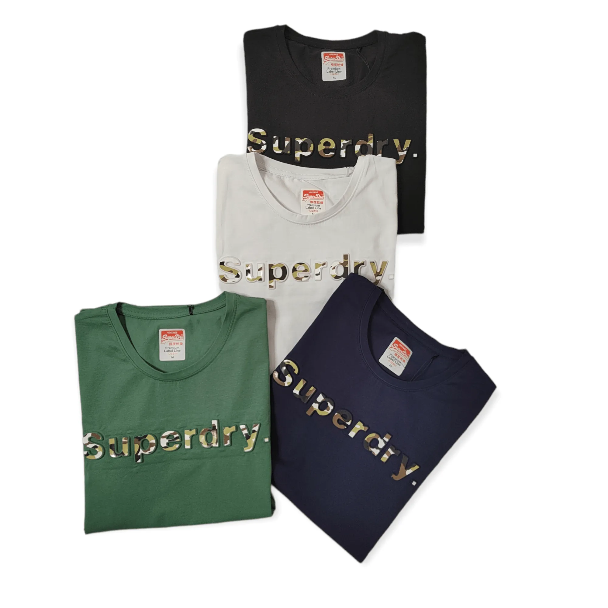 Men Round Tshirt (Superdry) - Green