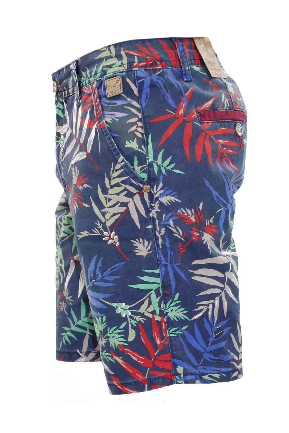 Mens Hawaiian Print Cotton Shorts