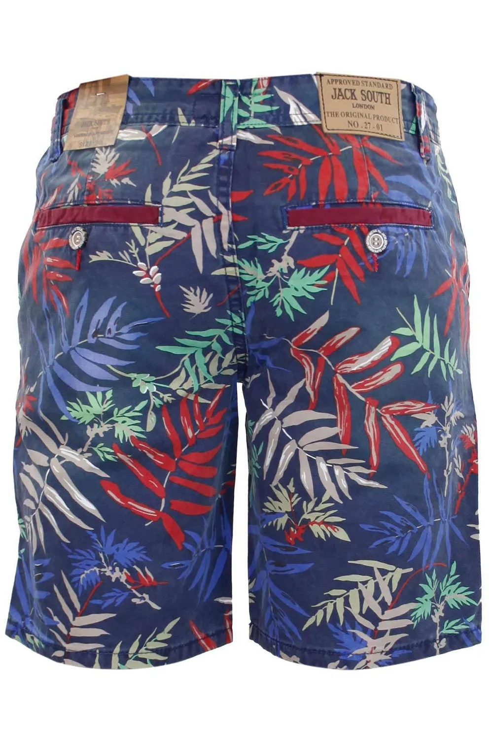 Mens Hawaiian Print Cotton Shorts