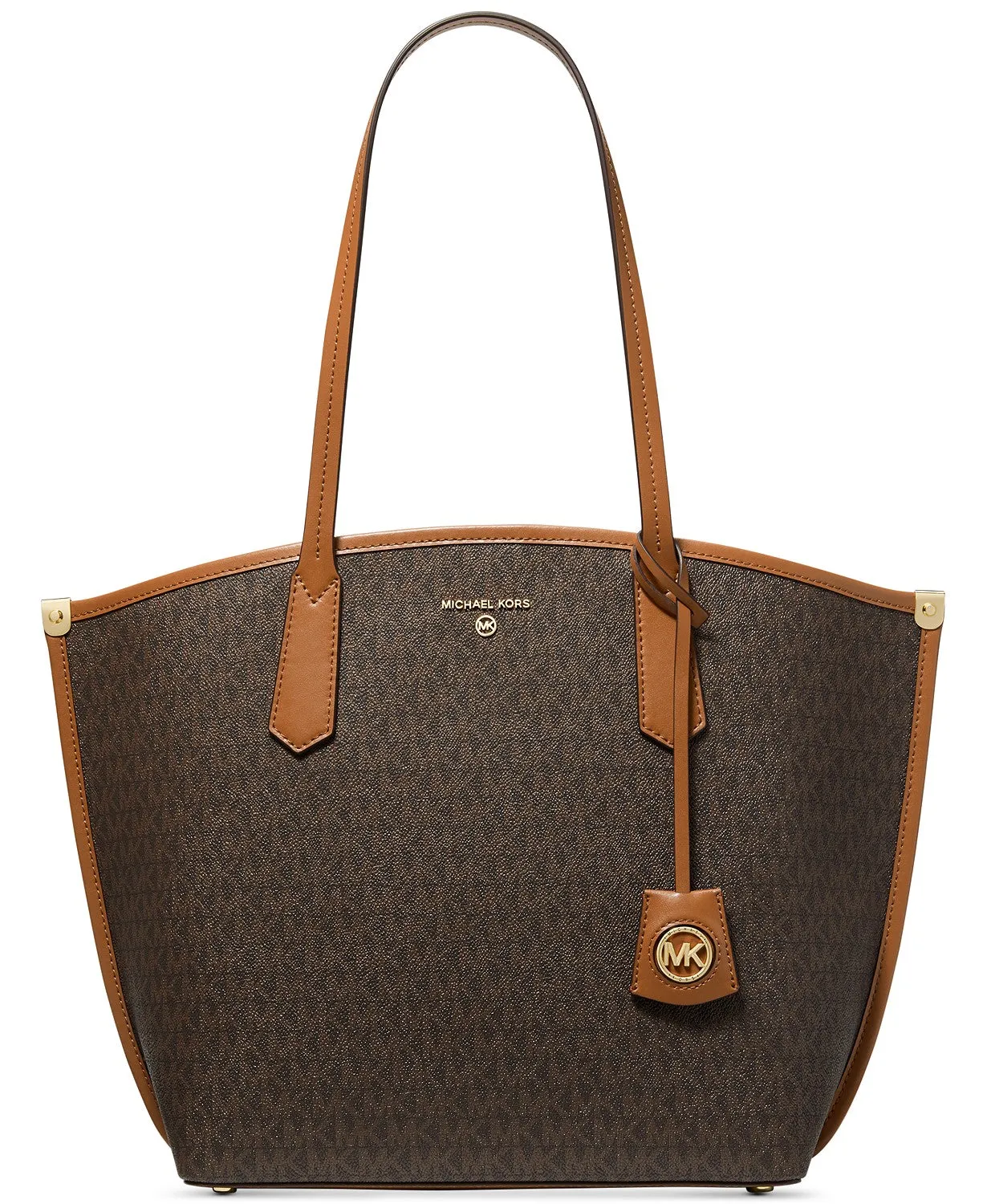 Michael Kors Women's Brown & Acorn Signature Jane Large Tote