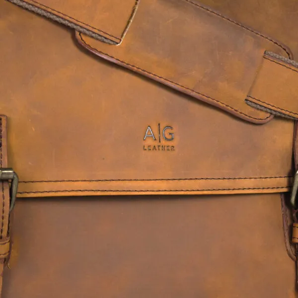 Nevada Messenger Bag in Suede Leather Tan Color - FINAL SALE NO EXCHANGE - gorgeous!!!