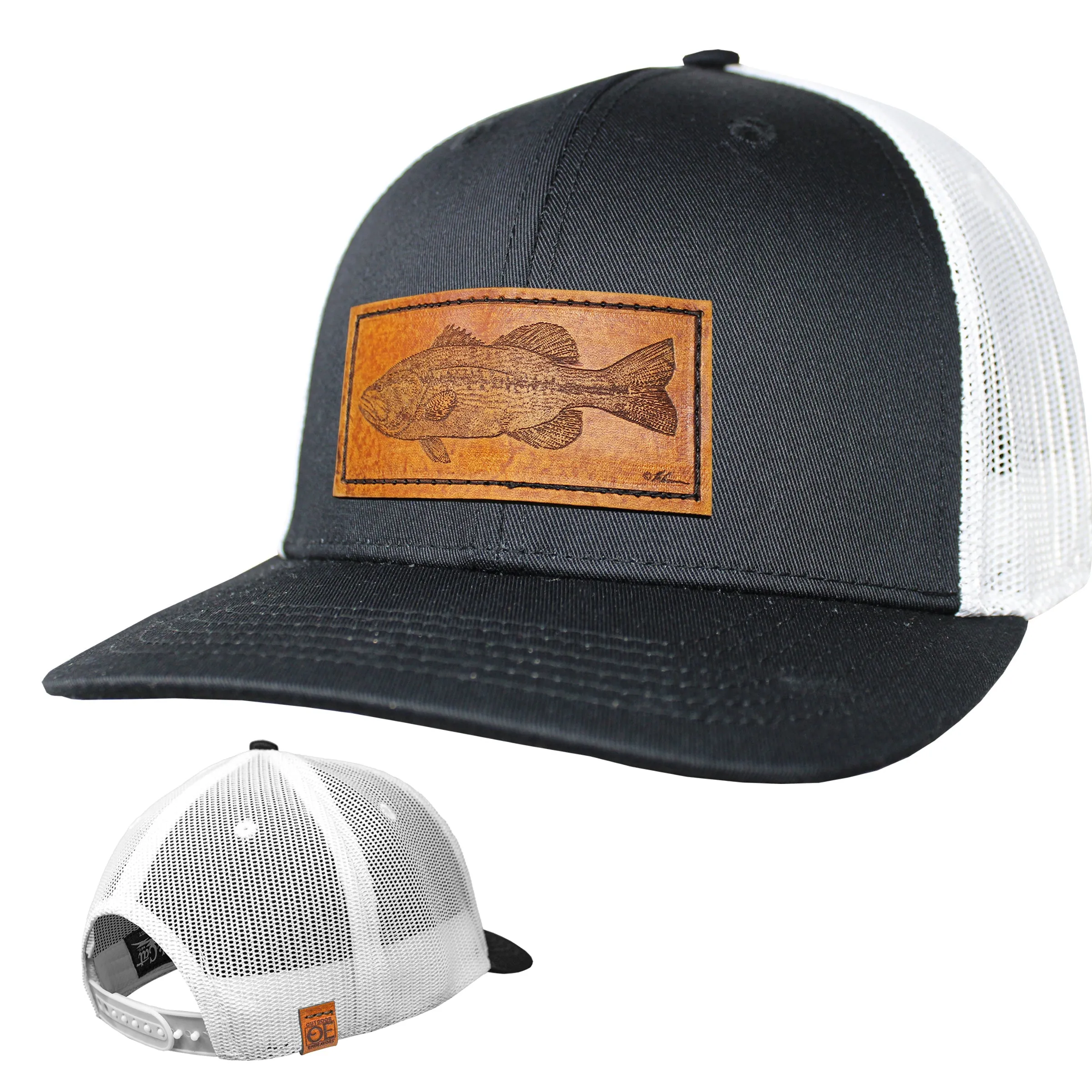 OE - Performance Trucker Hat - Bass Leather Patch