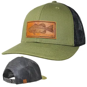 OE - Performance Trucker Hat - Bass Leather Patch