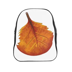 Orange Leaf School Backpack