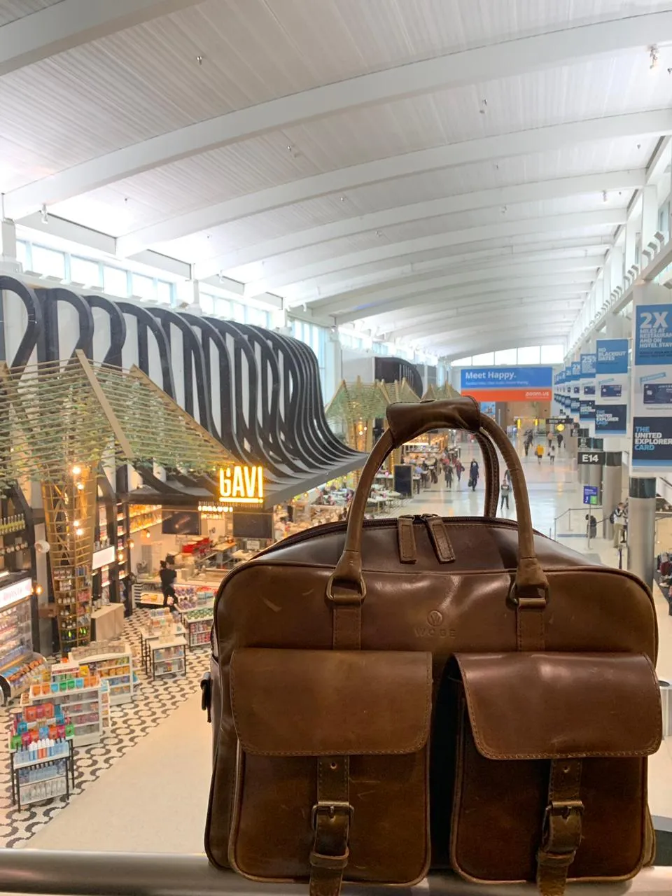 Overnighter Briefcase in Chocolate Leather