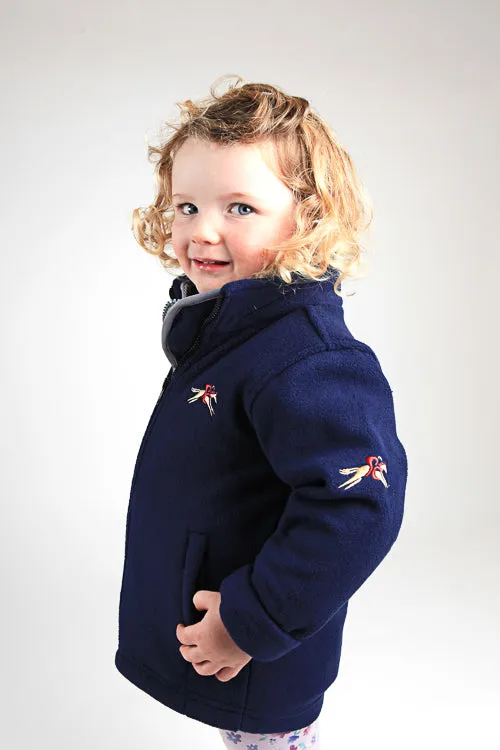 Paddock Fleece Jacket - Navy/Grey - Childrens