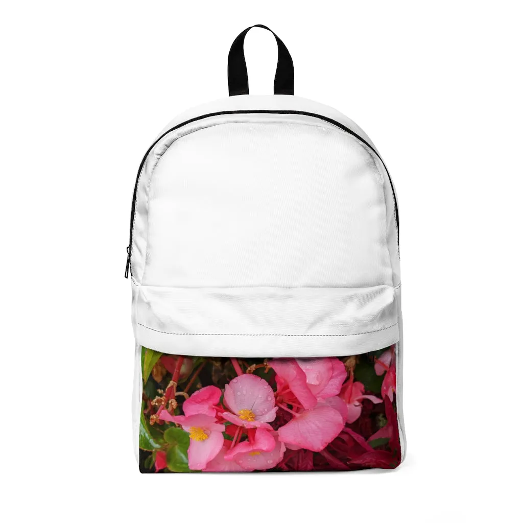 Pink Flowers Unisex Classic Backpack