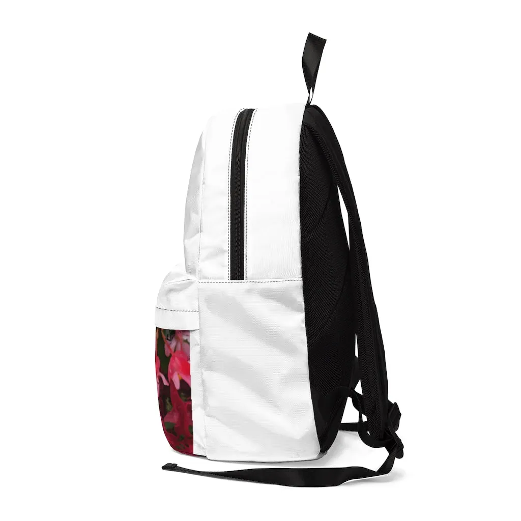 Pink Flowers Unisex Classic Backpack