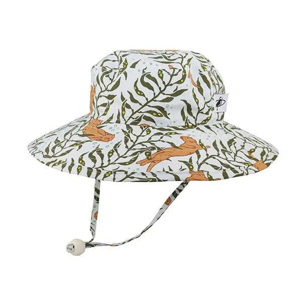 Puffin Gear Organic Wide Brim Sunbaby Hat - Otter