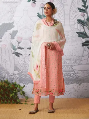 Pure Cotton Lawn Unstitched Suit Dress Material for Women