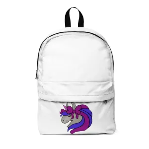 Purple Blue Unicorn Unisex Classic Backpack