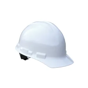 Radians Granite GHR6-WHITE Hard Hat, Cap Style, 6 Point Ratchet Suspension, White, 1 Each