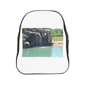 Rock Waterfall School Backpack