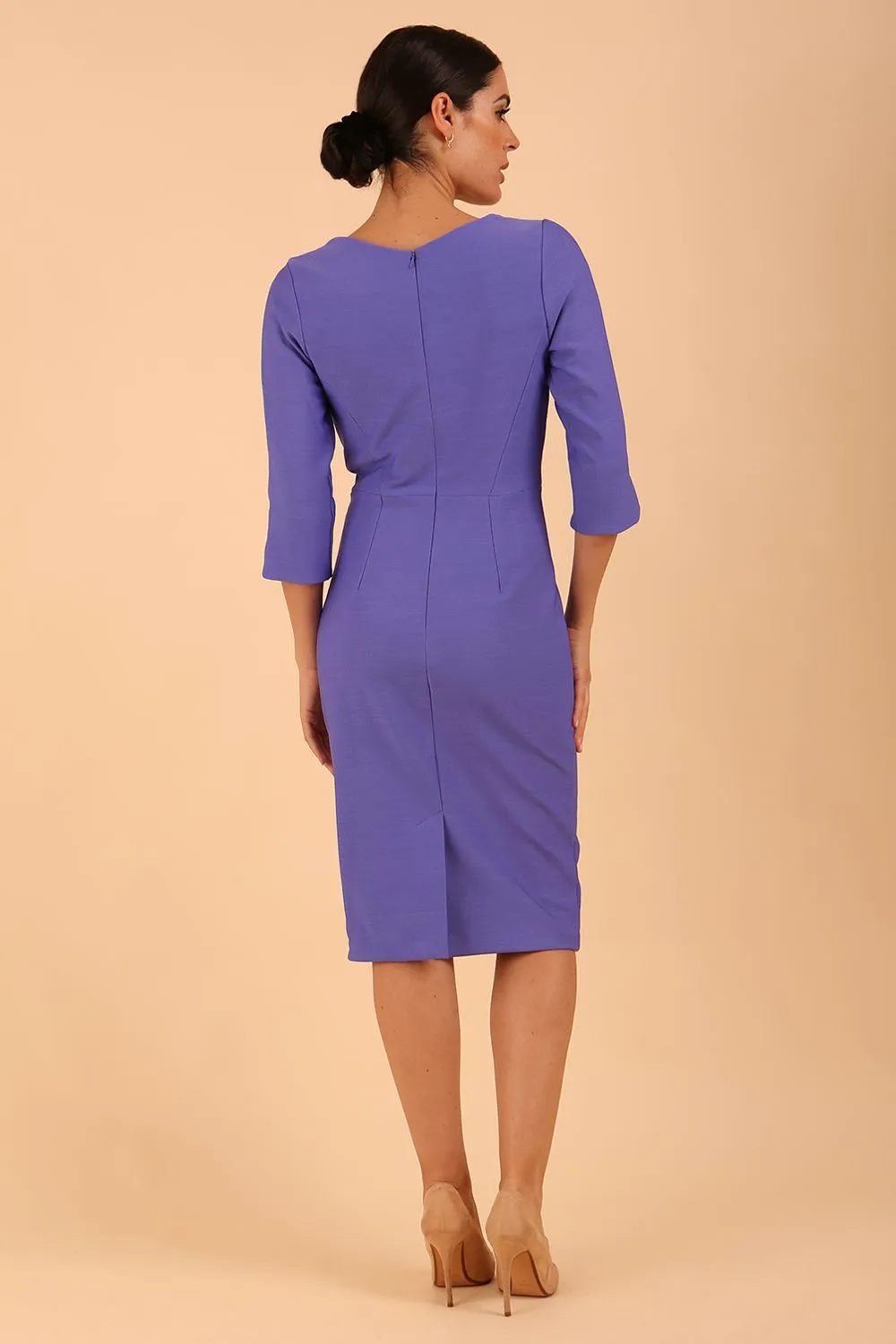 Seed Zara structured sweetheart neckline pencil  Dress